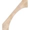Ekena Millwork 3 1/2"W x 34"D x 40"H Westlake Smooth Knee Brace, Douglas Fir BRC04X34X40WTL00SDF - alternate 3